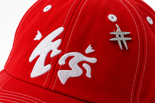 Gorra roja Carbassa Studio – vista 1