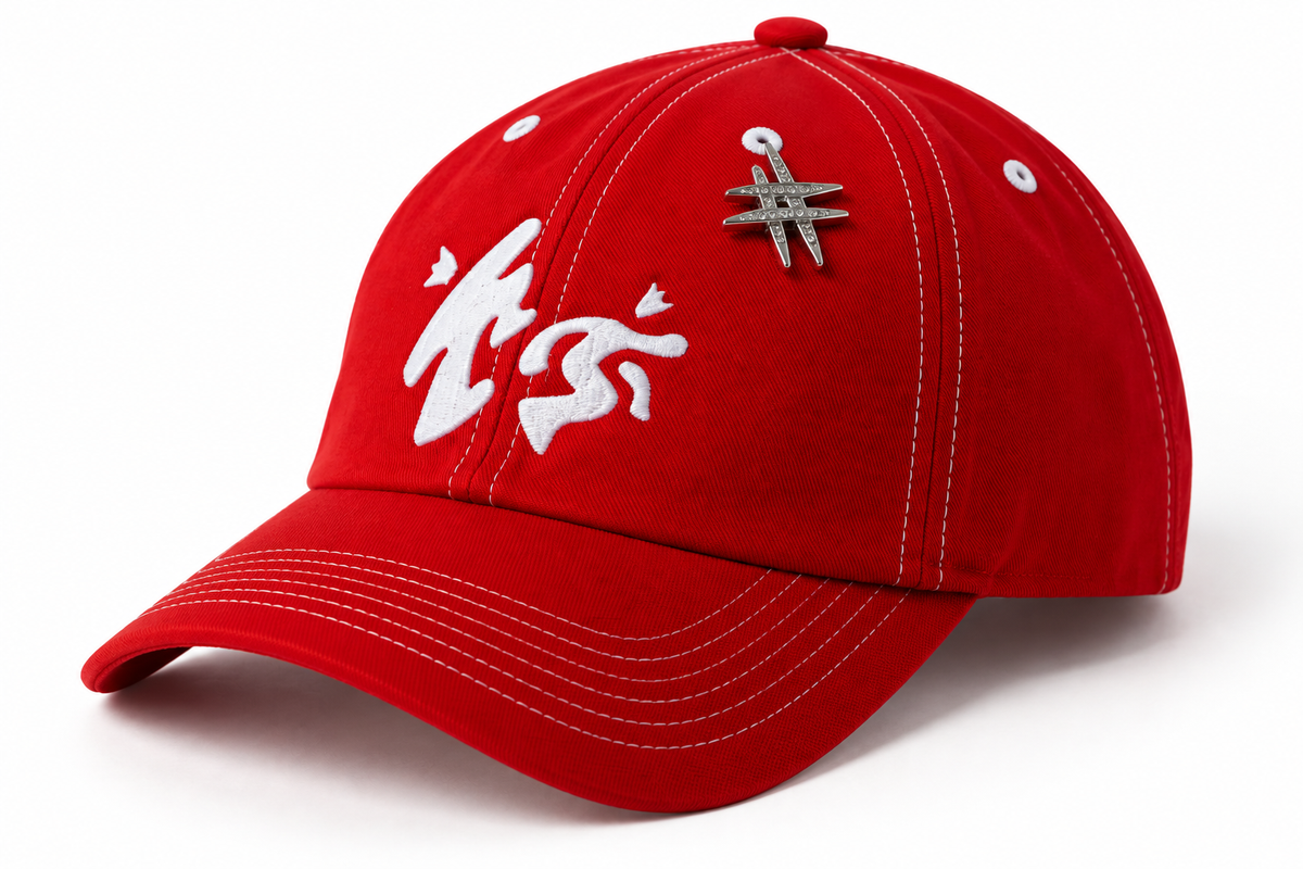 Gorra roja Carbassa Studio – vista 6