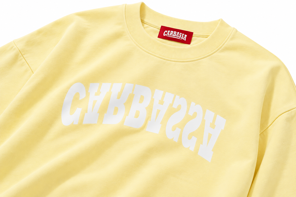 Camiseta de manga larga amarilla Carbassa Studio – vista 1