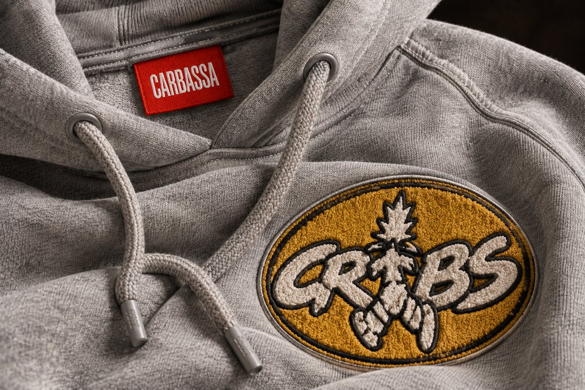 Sudadera gris Carbassa Studio – vista 1