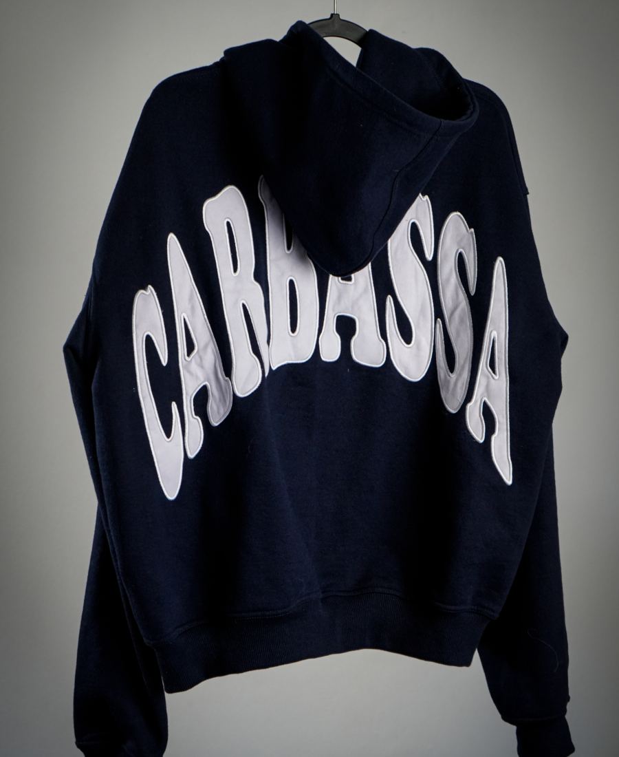 Zip Hoodie Back Logo